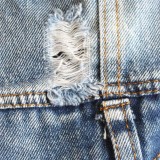 Pet Dog Cloth Outdoor Fashion Blue Denim Vest Puppy Cloth