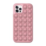 Pop It Fidget Toys Pure Color Soft Silicone iPhone Case For iPhone 12 11 Pro Max 11