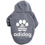Pet Dog Cloth Slogan Keep Warm Outdoor Hooded Sweatshirt Puppy Cloth