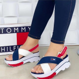 Outdoor Ankle Buckle Strap Women Platform Chunky Sandals
