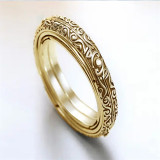 Silver Zircon Astronomical Ball Fashion Jewelry Inlaid Diamond  Women Ring