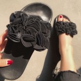 Flower Slippers Thick Soles Wedges Non-slip Beach Slippers
