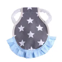 Pet Vest Stars Stripe Pattern Lace Cloth Feather Protection for Chicken and Duck