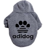 Pet Dog Cloth Slogan Keep Warm Outdoor Hooded Sweatshirt Puppy Cloth