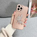 3D Diamond French Bulldog Phone Case for iphone13 12 11 Pro Max