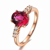 Blue Zircon Silver Fashion Jewelry Inlaid Diamond Adjustable Size Women Ring