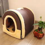 Semi Closed Arched Washable Dog Kennel Pet Kennel
