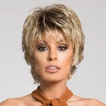 Women Synthetic Pretty Short Curly Hair Natural Wig