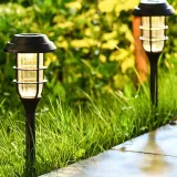 Outdoor Small Plastic Garden Light Waterproof Plastic Lighting Floor Lamp Solar Light