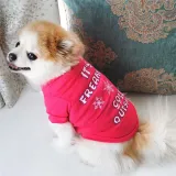 Pet Dog Cloth Teddy Hamburger Printed Vest