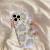 Cute Strawberry Flowers Phone Case for iphone13 12 11 Pro Max