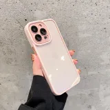 Pure Color Sandblasting Electroplating Phone Case for iPhone13 12 11 Pro Max