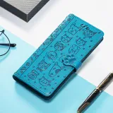 Leather Printed Animal Paw Flip Wallet Drop Proof Phone Case for iPhone13 12 11 Pro Max