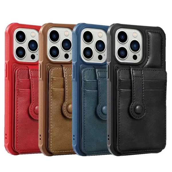 Leather Card Flip Phone Case for iphone13 12 11 Pro Max