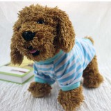 Pet Small Dog Bulldog Striped T-shirt Puppy Cloth