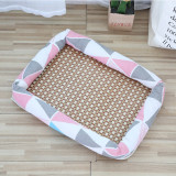 Printed Concave Summer Mat Dog Bed Pad Pet Kennel