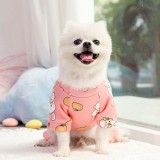 Pet Dog Cloth Schnauzer Rainbow Printed Pullover Shirt Puppy Cloth