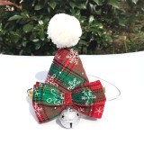 Christmas Hat Bow Tie Dog Clothes Pet Clothes for Xmas