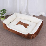 Printed Bone Sofa Bed Dog Kennel Pet Kennel