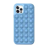 Pop It Fidget Toys Pure Color Soft Silicone iPhone Case For iPhone 12 11 Pro Max 11