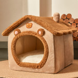 Warm Closed Cat House Pet House
