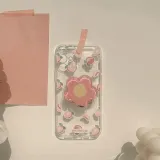 Cute Flowers Honey Peach Phone Case for iphone13 12 11 Pro Max