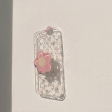 Cute Flowers Honey Peach Phone Case for iphone13 12 11 Pro Max