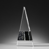 Fashion Marble Triangle Style Crystal Trophy Optical Award