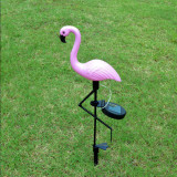 Outdoor Lawn LED Lamp Yard Decoration Lighting Solar Powered Garden Pink Flamingo Light