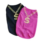 Pet Dog Cloth Mesh Dollar Breathable Printed Puppy Cloth