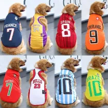 Pet Dog Cloth Basketball and Football Team Jersey