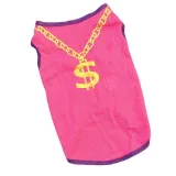 Pet Dog Cloth Mesh Dollar Breathable Printed Puppy Cloth