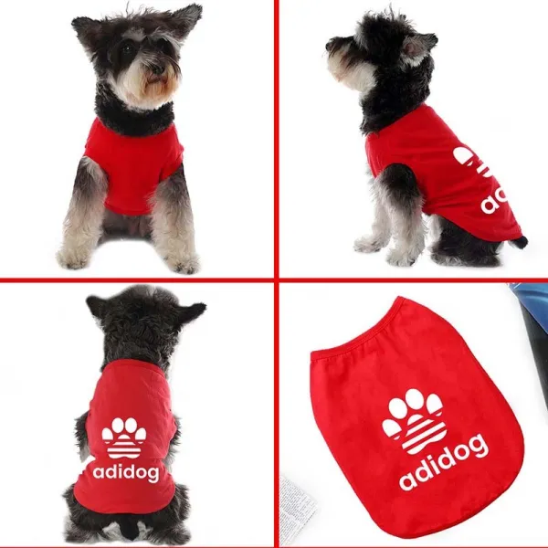 Pet Dog Cloth Slogan Keep Warm Outdoor Hooded Sweatshirt Puppy Cloth