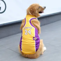 Pet Clothes Basketball Uniform Mesh Breathable T-Shirt Costume for Dogs Cats