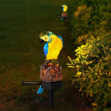 Solar Powered Garden Light Outdoor Waterproof Parrot Led Fairy Light Lawn Lamp Garden Decor Landscape Night Animal Shape Lamp