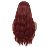 Women Synthetic Fluffy Wavy Curls Hair Wigs Bang Curly Wig