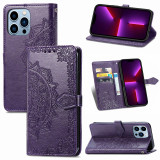 Leather Printed Flowers Flip Wallet Drop Proof Phone Case for iPhone13 12 11 Pro Max
