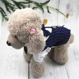 Pet Dog Cloth Schnauzer Teddy T-shirt and Vest Suit Formal Apparel Outfit