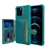Rear Cover Flap Wallet Leather Drop Proof Phone Case for iPhone13 12 11 Pro Max with Card Slot