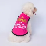 Pet Dog Cloth Corgi Schnauzer The Princess Puppy Vest