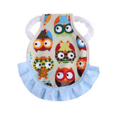 Pet Vest Cartoon Owl Cat Pattern Lace Cloth Feather Protection for Chicken and Duck