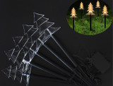 Snowflake Christmas Tree Five Stars Elk Solar Yard Light Home Garden Solar Powered Outdoor Lighting