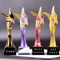 Eagle Resin Style Crystal Trophy Optical Award