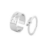 Dinosaur Two Piece Fashion Jewelry Inlaid Diamond Adjustable Size Women Ring