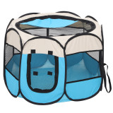 Octagonal Cage Fence Pet Tent Foldable Dog Kennel Pet Kennel
