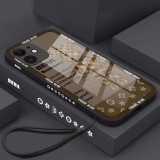 Cartoon Plaid Gloomy Bear Phone Case for iphone13 12 11 Pro Max