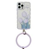 Purple Tulips Phone Case for iphone13 12 11 Pro Max