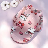 Pet Dog Cloth Pink Cute Cat Printed Pullover Shirt Puppy Cloth