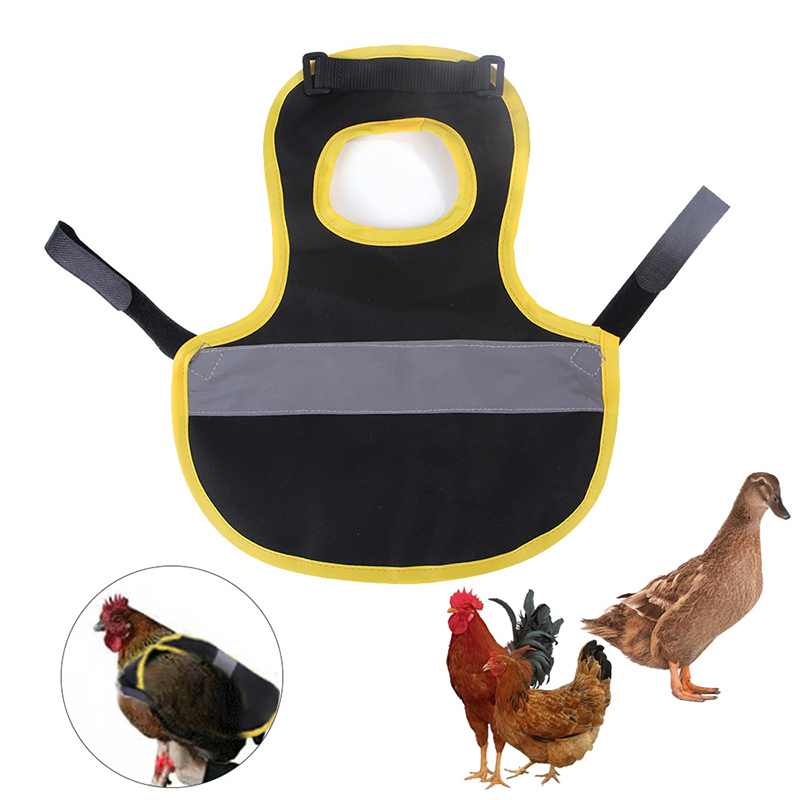 Pet Reflective Safety Vest Feather Protection for Chicken and Duck