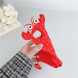 Pop It Fidget Toys Lobster Soft Silicone iPhone Case For iPhone 12 11 Pro Max 12